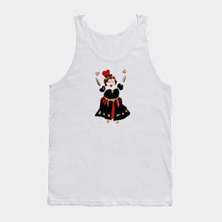 Red Queen Alice In Wonderland Tank Top